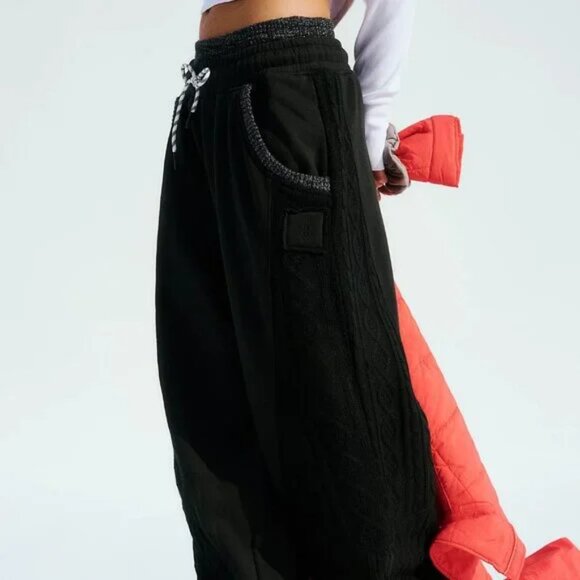 Free People Snow Worries Pants Black NWOT Size Small - Picture 4 of 8